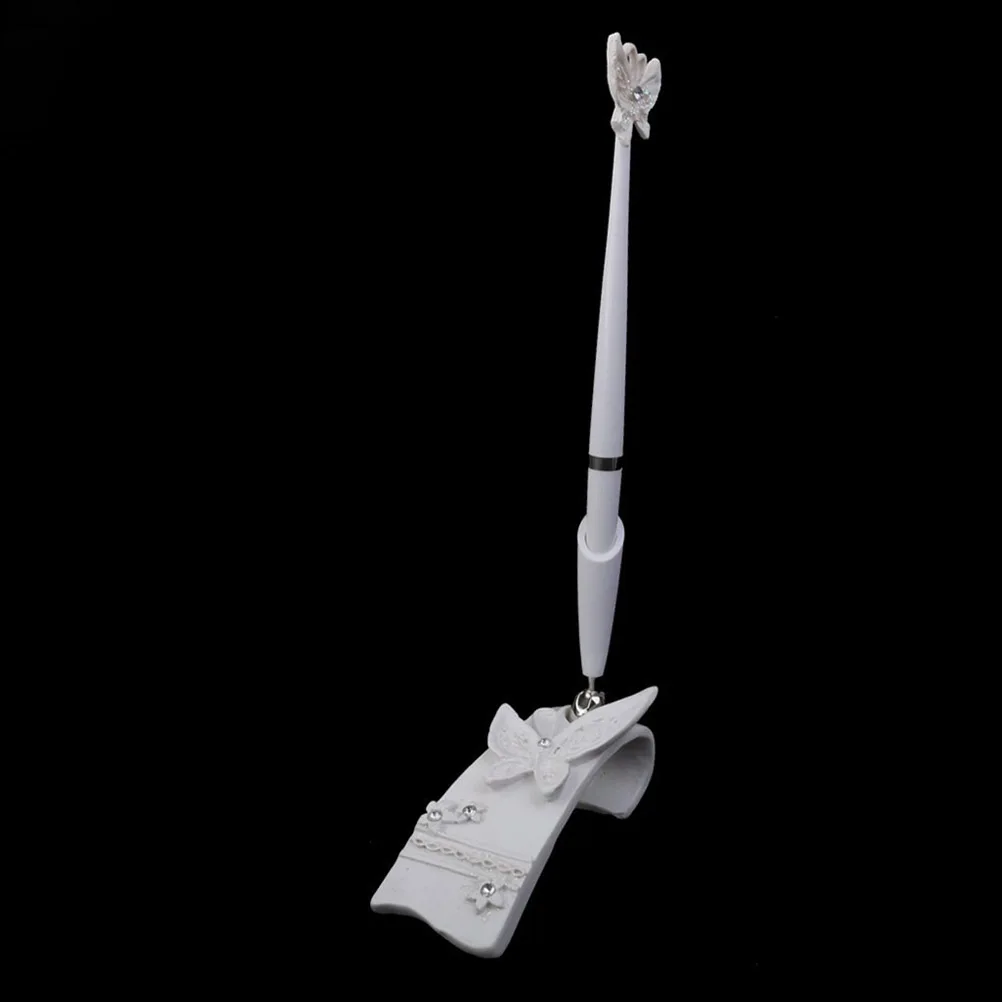 

Bridal signing pen Signing pen with holder Wedding signing pen Guest book pen