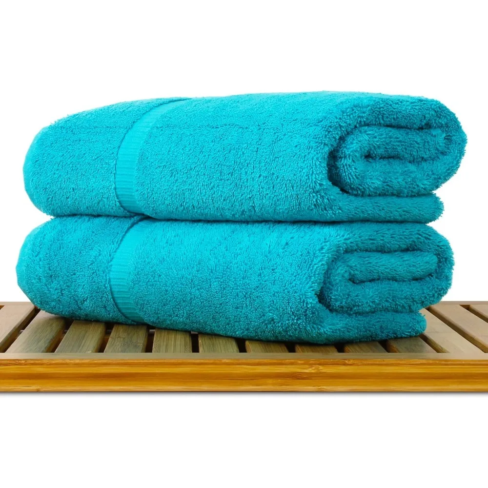 منشفة سبا قطنية تركية فاخرة صديقة للبيئة، 700 جرام في المتر المربع، سريعة الجفاف، حدود دوبي ناعمة لاستخدام الحمام #5