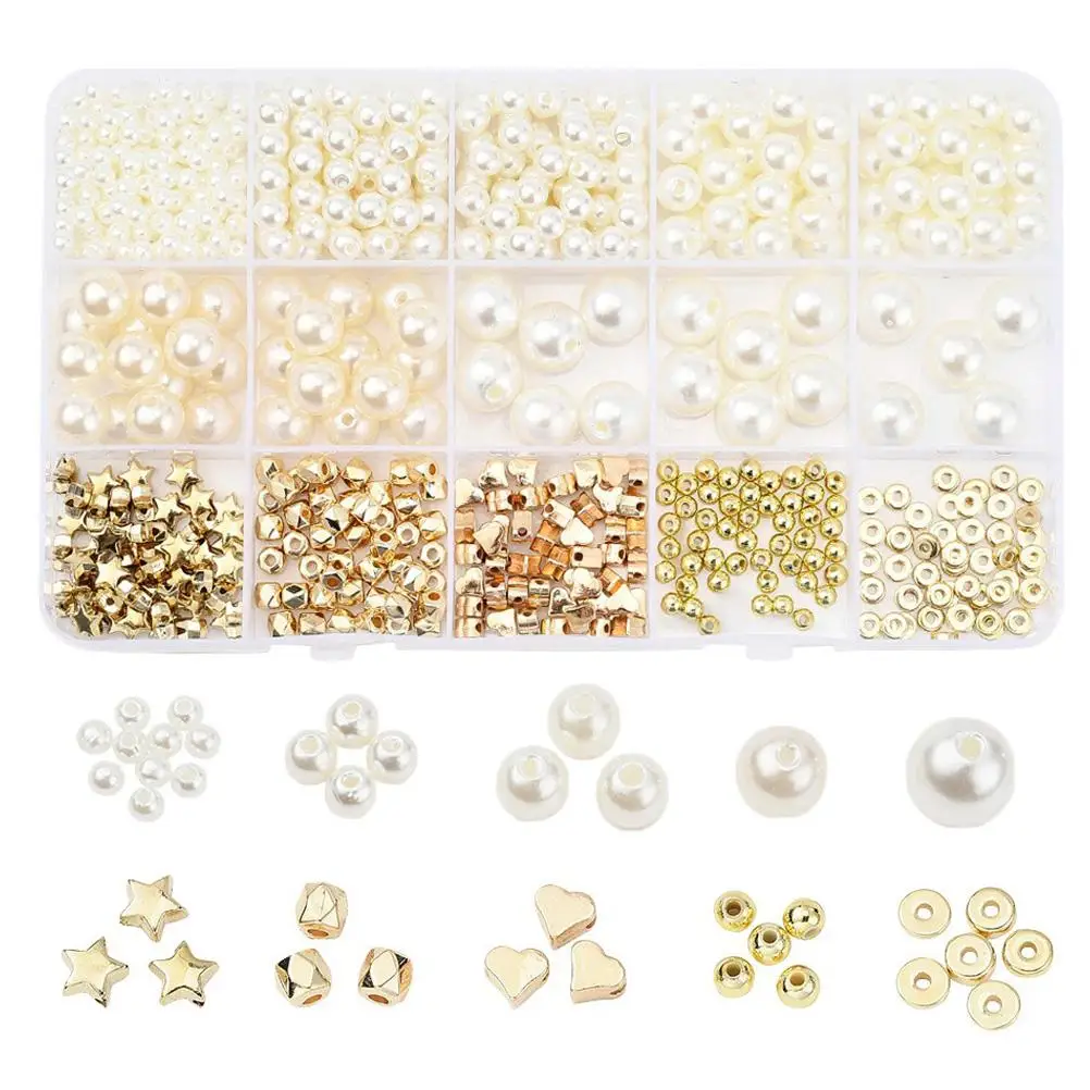 

Pearls Loose Beads Decorative Simulation DIY Jewelry Making Supplies Charms Materials