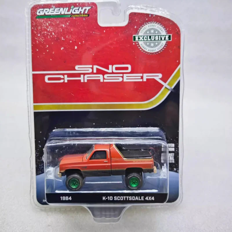 

Greenlight масштаб 1:64 1984 K-10 Scottsdale 4x4 зеленый машинный сплав имитация модели автомобиля статическая коллекция украшенная праздничная игрушка