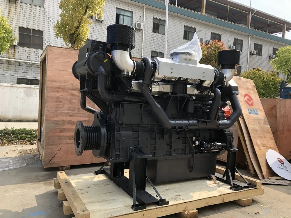 SDEC SC33W880CA2 640kW 870HP 1500rpm Water Cooled Heavy Duty Diesel Boat Engine & Parts For Coastal Cargo Ship And Utility Craft