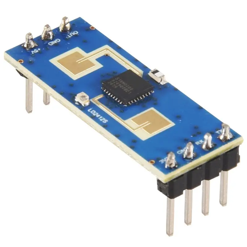 HI-LINK LD2412 Human Presence Sensor 24Ghz Radar Sensor ISM Frequency Sensitive Human Motion Sensor 9M GPIO UART Output 7PIN
