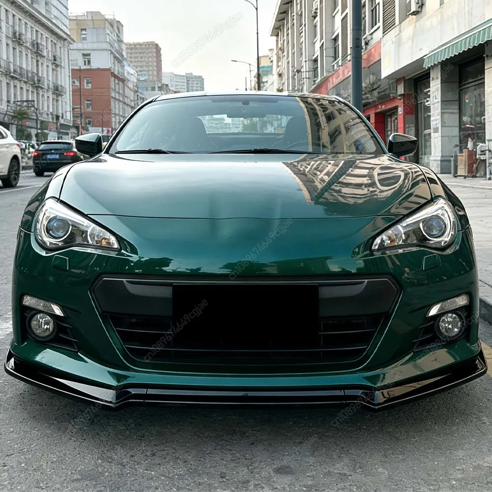 

Для Subaru BRZ 2013–2016 автомобильный передний бампер, разделитель губ, диффузор, спойлер, 3 шт., ABS, глянцевый черный/карбоновый вид, аксессуары, тюнинг