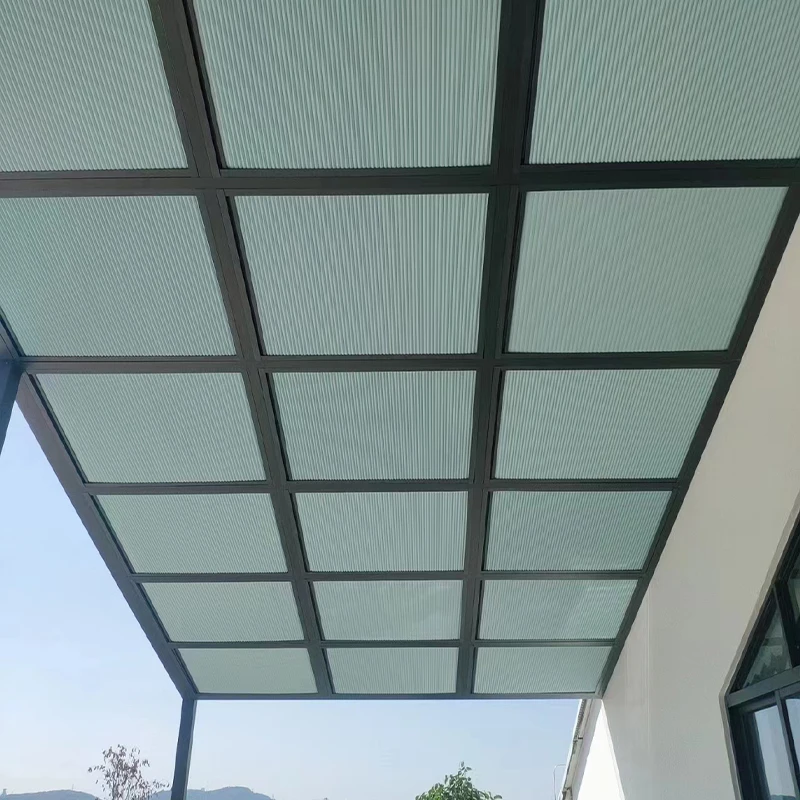 

Motorized Light Filtering Remote Control With Smart Skylight Honeycomb Blinds For Liveroom