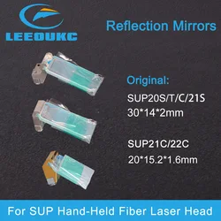 LEEOUKC Laser Reflective Lens  SUP Original 30*14*2mm with Holder  For SUP20S/SUP21S/SUP21C Fiber Laser Welder Welding Head Gun