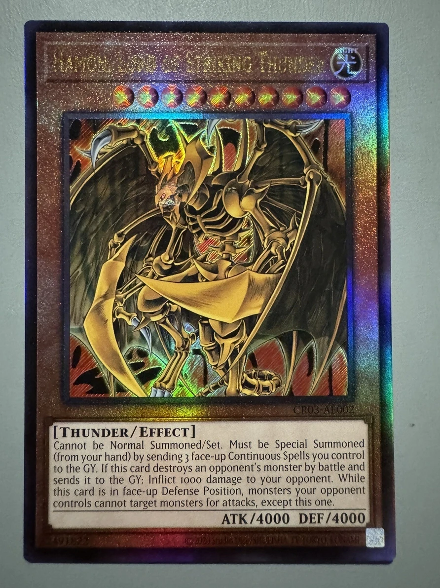 yugioh-konami-duel-monsters-cr03-ae002-hamon-lord-of-striking-thunder-ultimate-rare-collezione-asiatica-inglese-carta-menta