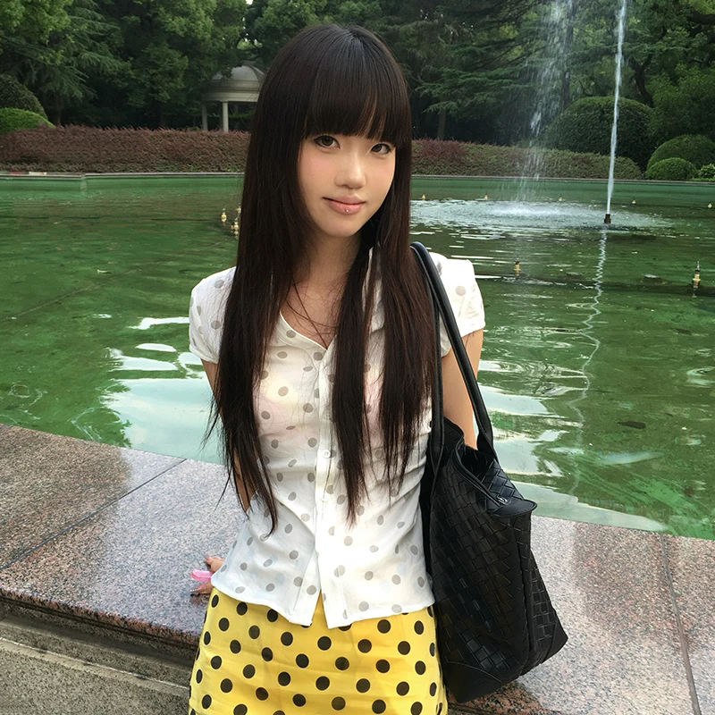 

Japanese Y2k Polka Dots Shirt 2000s Style Aesthetics V-neck Blouses Vintage Harajuku Short Sleeve Shirt Korean Retro 90s