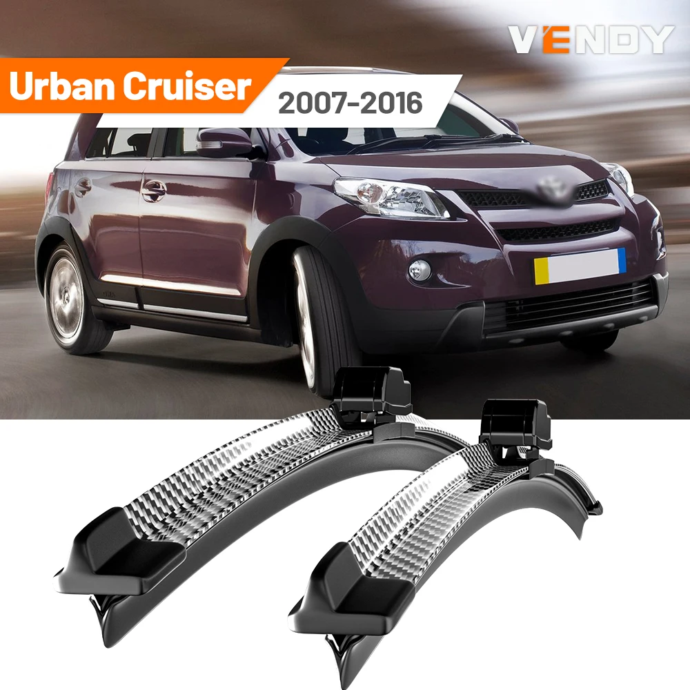 

For Toyota Urban Cruiser 2007-2016 2008 2009 2010 2011 2012 2013 2016 2017 2pcs Front Windshield Wiper Blades Windscreen Wipers