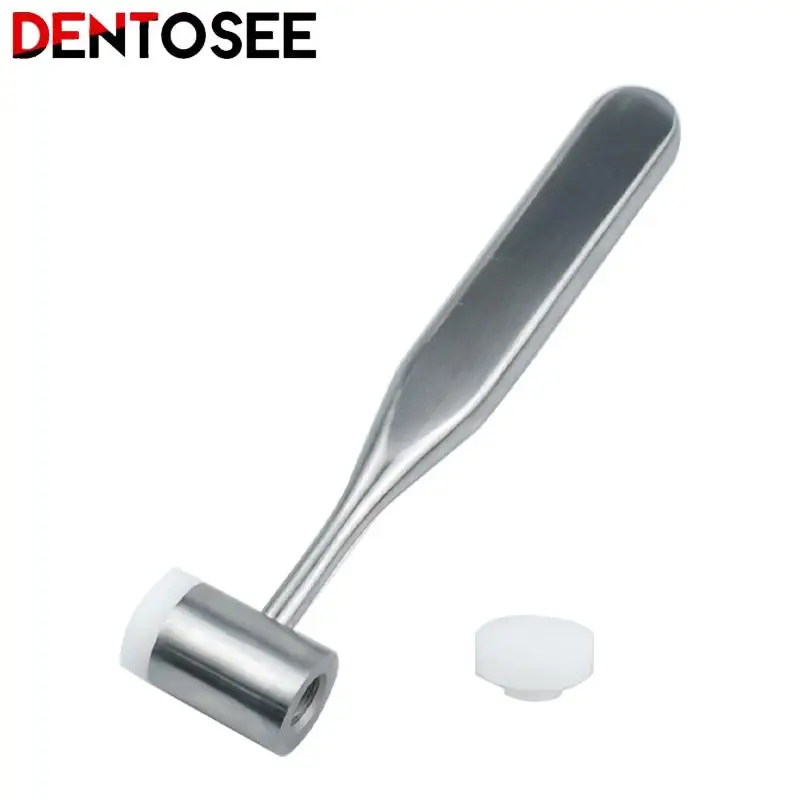 

Dental Teeth Bone Surgical Extraction Tool Bone Mallet Hammer with Replaceable Pad Pads Inserts Multi Purpose Dental Implant