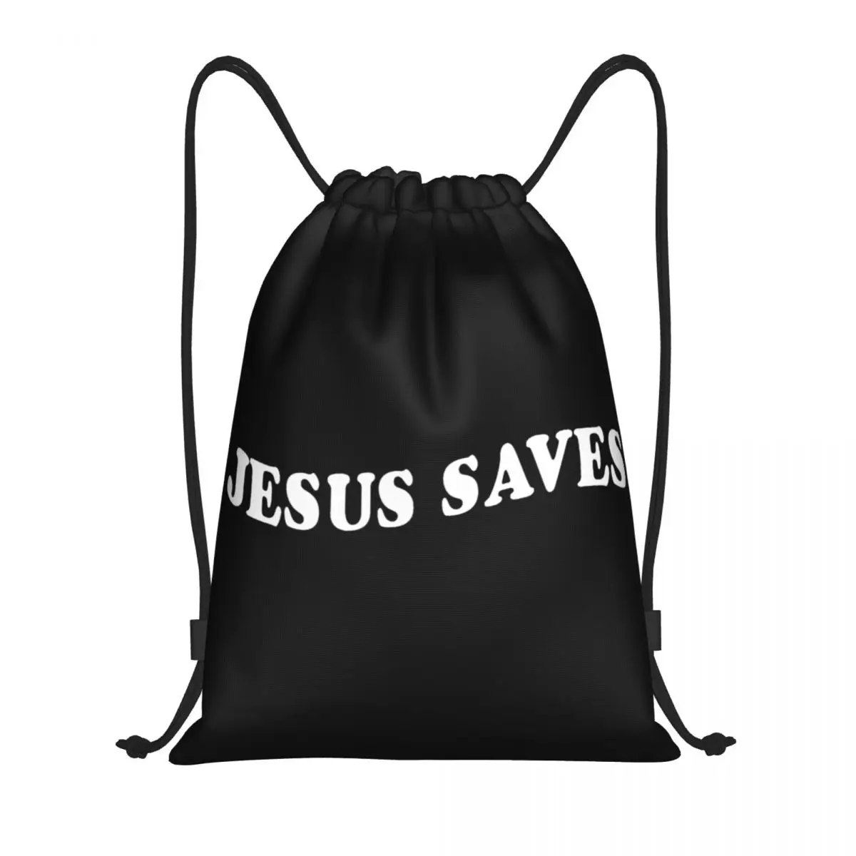 Christian Jesus Redt Trekkoord Tassen Sport Rugzak Gym Sackpack Christ Religie String Tassen Voor Yoga