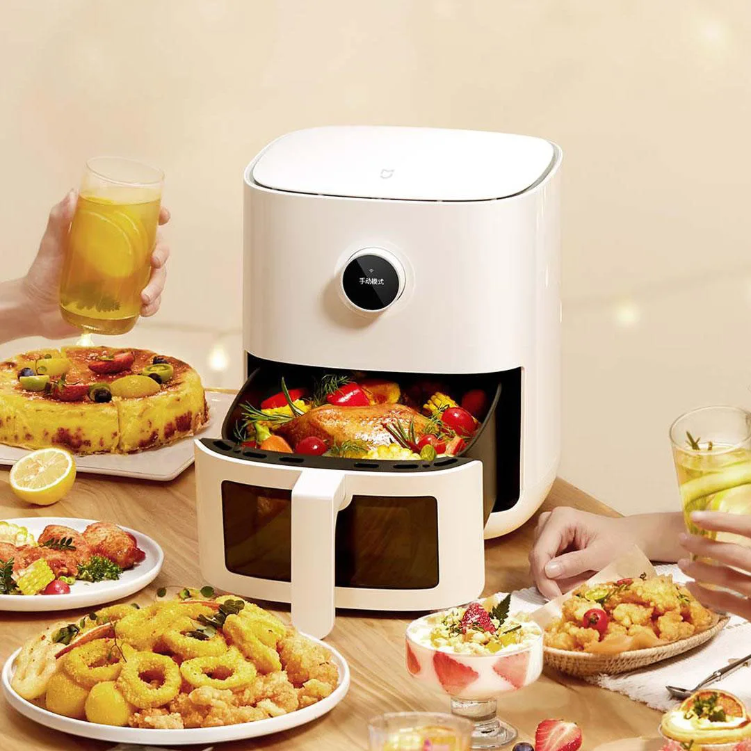 MIJIA Smart Air Fryer Oven Pro 4L,Roast,Bake,Broil,Air Fry and Keep Warm,Fries,Frozen Food,Veggie and Juicy Meat,220V CN Version