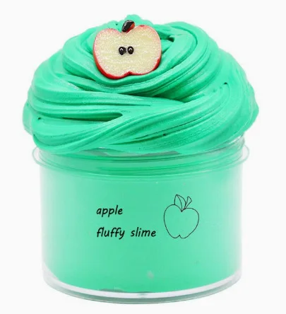 الكرز المعطرة الوحل الفاكهة النمذجة الطين البلاستيسين القطن الطين DIY اللعب ، الحسية الإجهاد الإغاثة هدية للفتيات الفتيان 6-14 سنة