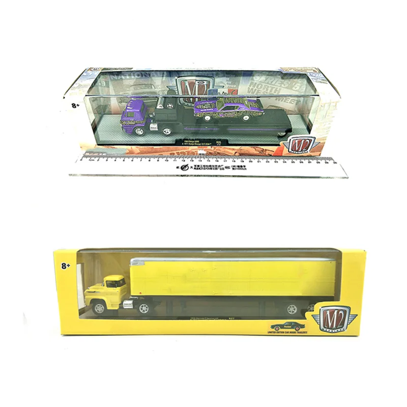 1/64 M2 한정판 합금 조립 모델 주조 자동차 모델 선물 컬렉션 새로운 패키지