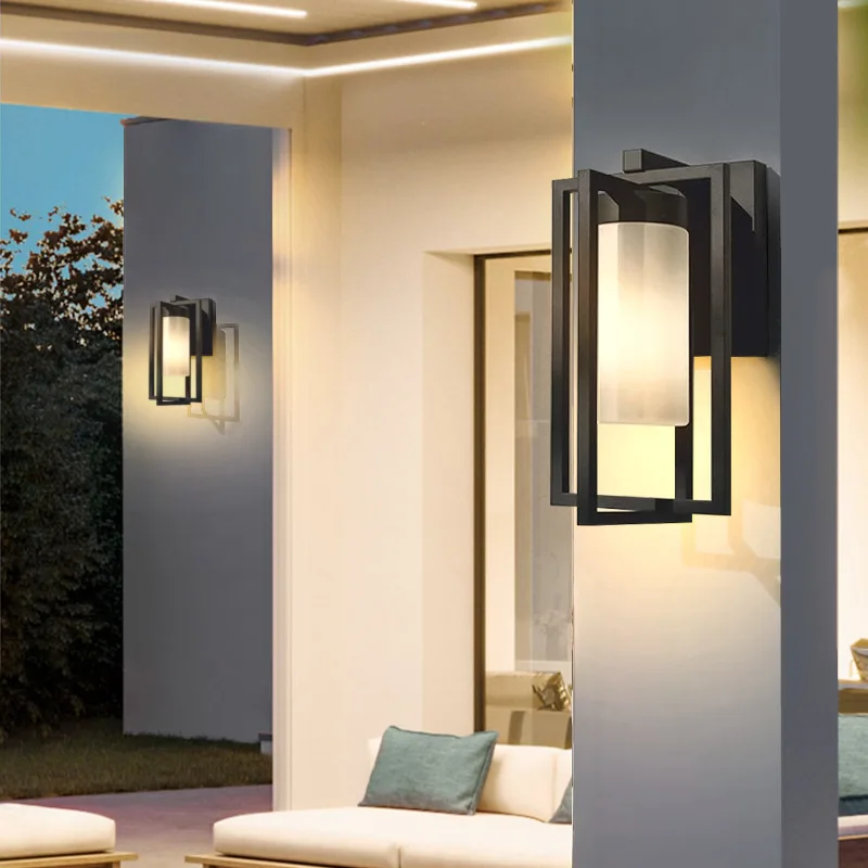 

Outdoor wall lamp household gate waterproof wall lamp villa modern simple garden wall lamp