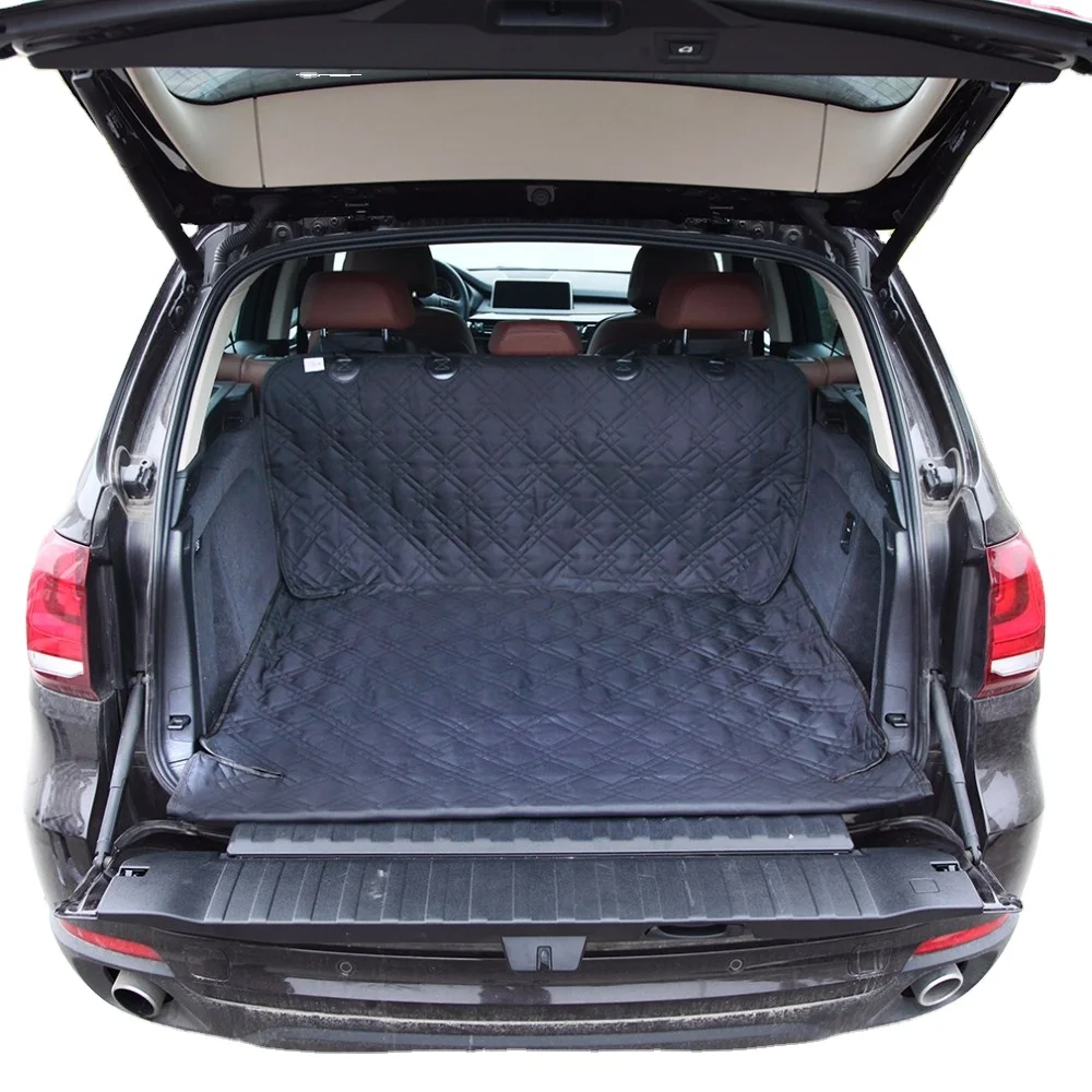 

Non-slip Large Size Universal Fit Heavy Duty SUV Pet Cargo Cover with Full Side Bumper Flap Protector