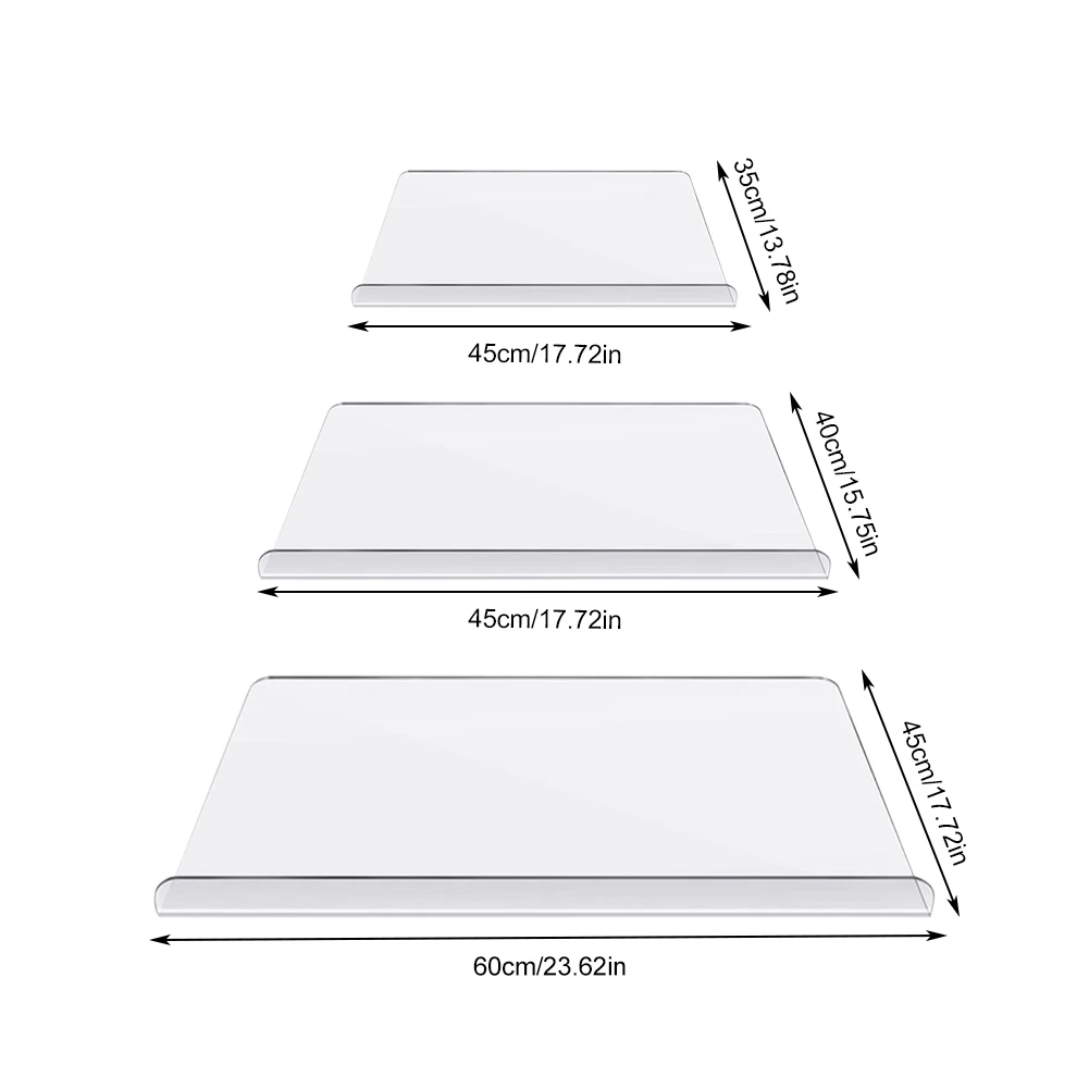 

Acrylic Cutting Board With Counter Clear Cutting Boards Kitchen Non Slip Countertop Protector For Cut Meat Vegetables Seafood