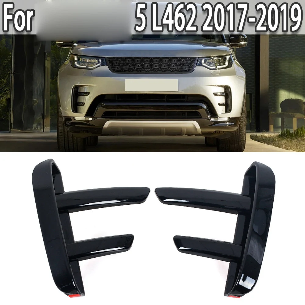 Car Front Bumper Grille Air Vent Cover Front Deflector Air Knife Trim for Discovery 5 L462 2017-2019