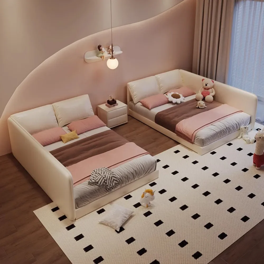 King Size Europian Bed Modern Minimalist Luxury Kids Children Bed Sleeping 180x200 Cama De Lujo Para Dormitorio Home Furniture