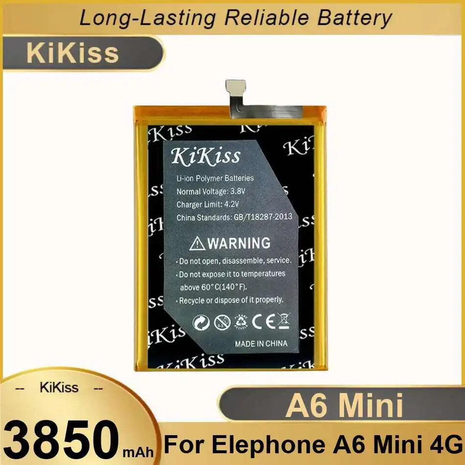

Аккумулятор мобильного телефона для Elephone A6 Mini 4G 3850 мАч, хорошая низкотемпературная замена премиум-класса