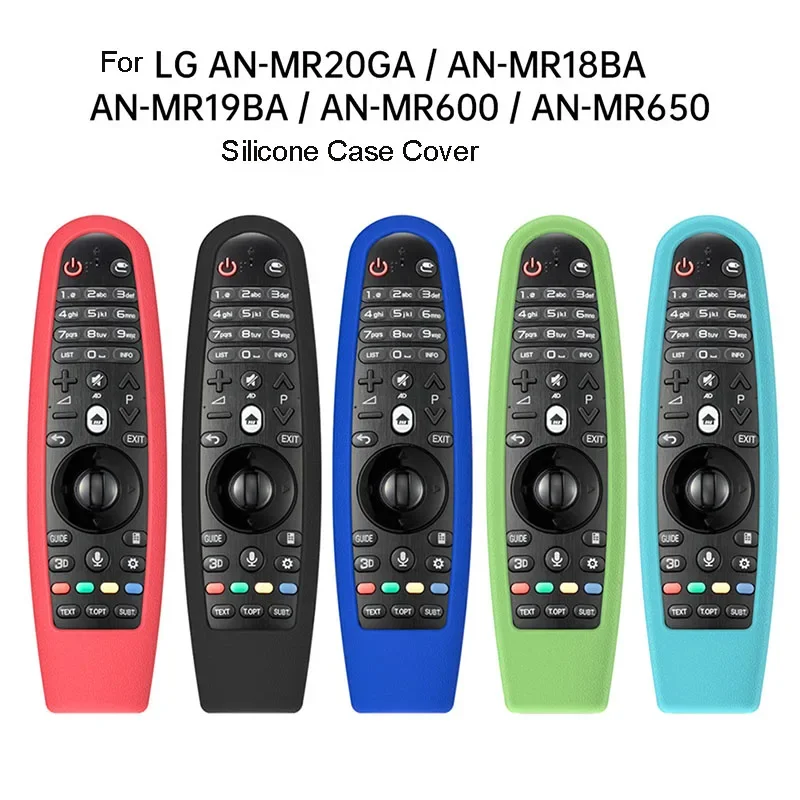 1PCS Shockproof Protect TV Remote Control Silicone Case Cover For LG AN-MR600 MR650 MR18BA MR19BA MR20GA Magic Remote Controller