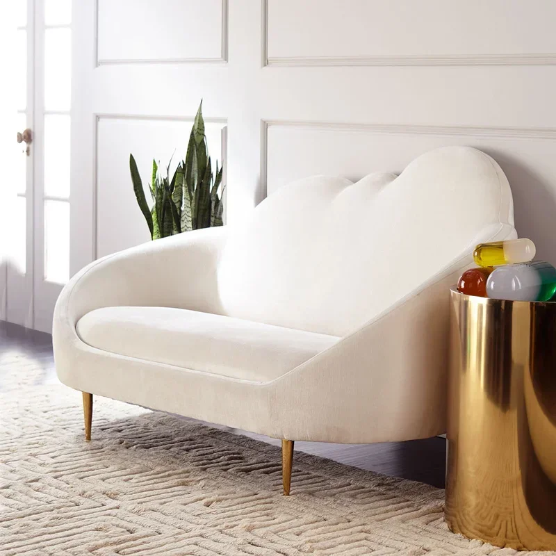 Relaxing Design Living Room Sofas Comfortable Design Single Couch Chairs Minimalist Floor Divano Letto Commercial Furniture