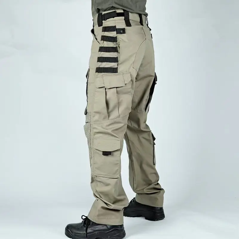 Multi Bag Anti Stab Anti Chop Tactical Combat Pants Police FBI Duty Flexible Outdoor Anti Cut Wear-Resistant Hunting Clothing