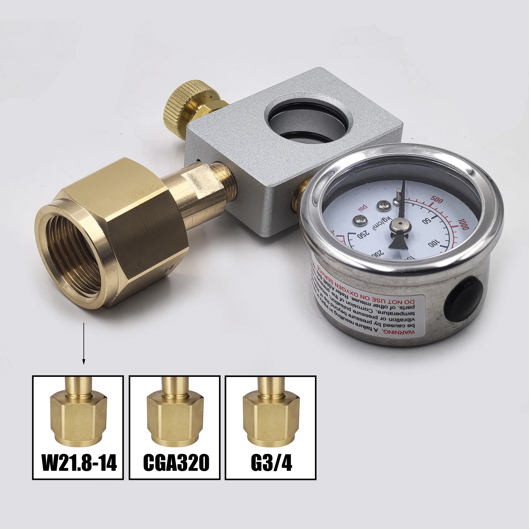 Soda Water Carbon Doxide Cylinder Fill Station Refill Adapter for Terra, DUO, ART, Gaia, Filling Pink CO2 Bottle Quick Connect