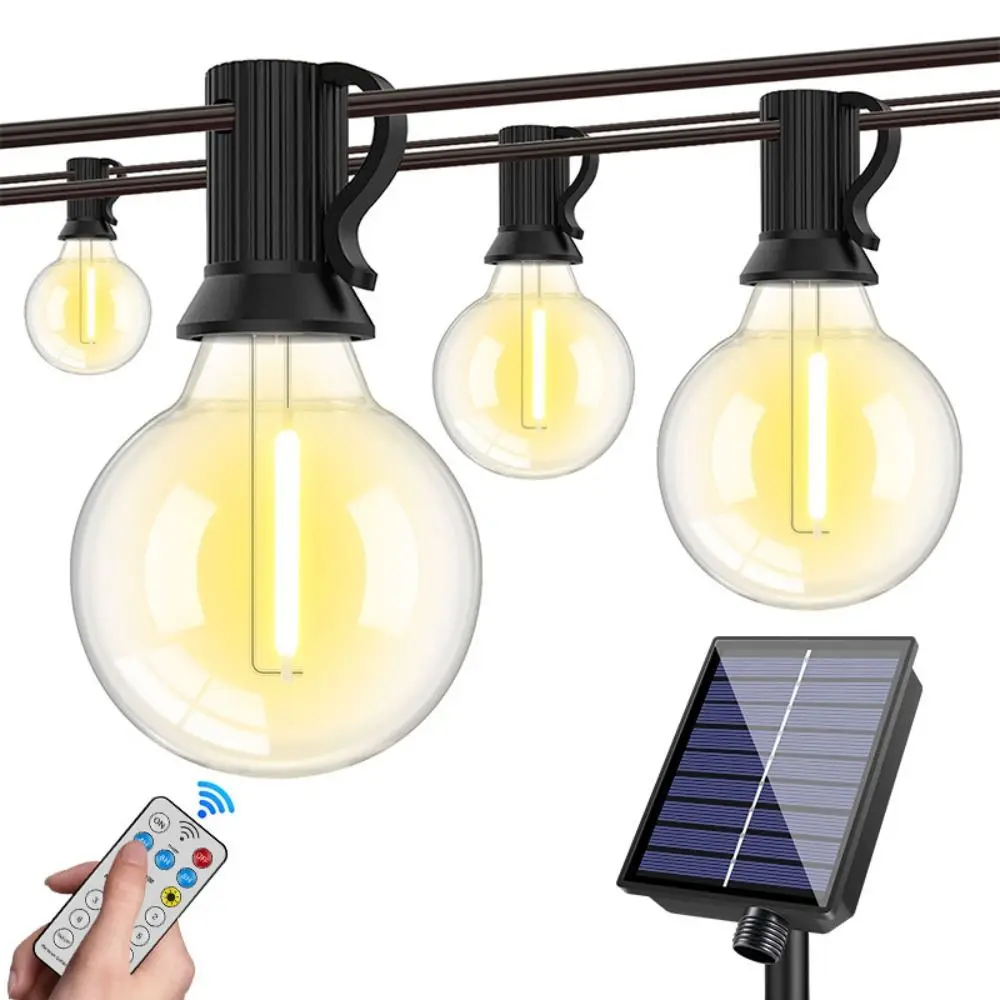 

Plastic Bulbs G40 LED Globe String Lights Shatterproof Design EU US Plug Waterproof Bulbs G40 Globe Shape Wide Voltage Output