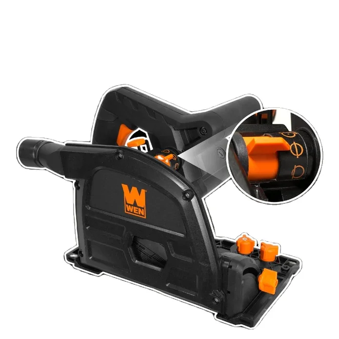 Electric Circular Saw 165mm Blade Diameter Plunge Track Saw for Precision Wood Cutting