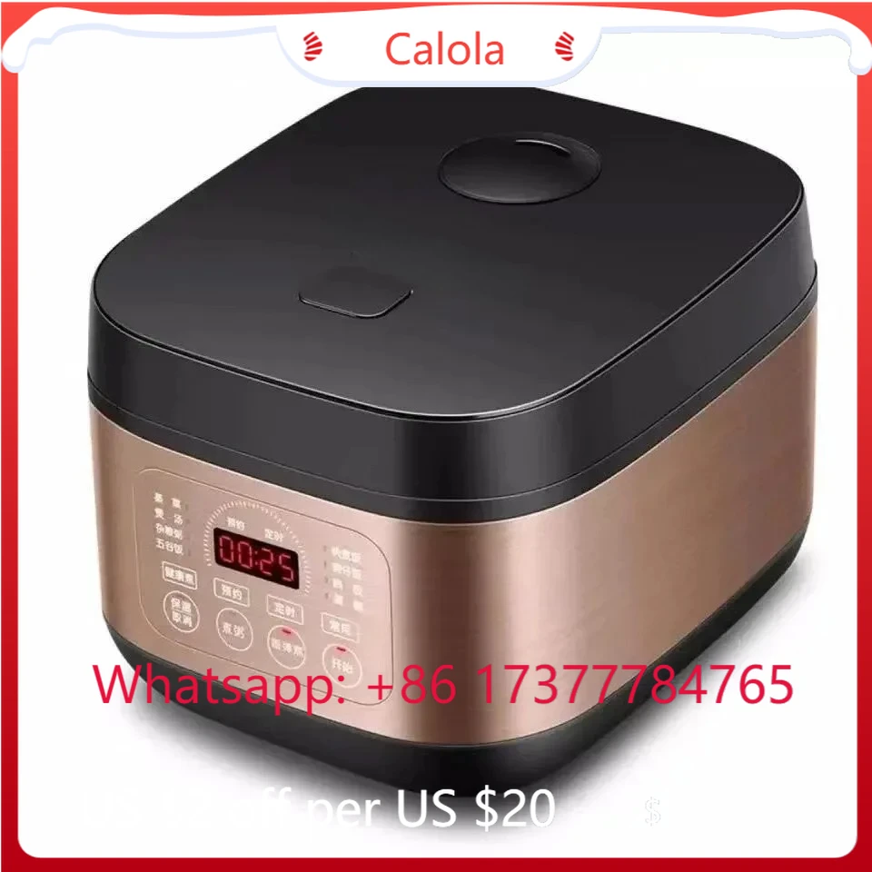4L Automatic Rice Cooker Multifunctional Electric Cooking Machine 2-8 Person Dormitory Food Warmer Steamer
