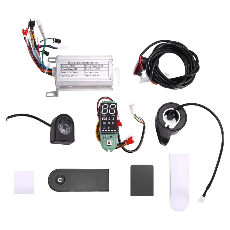 

36V 350W Brushless Controller+Bluetooth Meter+Light+Accelerator+Cover Kit for M365/M365 Pro Electric Scooter [JQ-EN&RS]