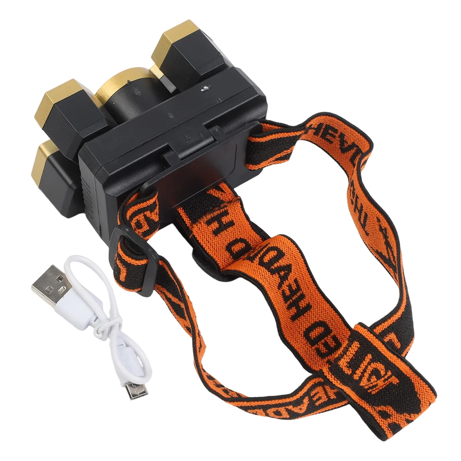 Adjustable Angle Headlight Rechargeable Battery Rechargeable Headlamp Approx.10*6.8*6.8cm LED Headlamp Adjustable Beam Angle