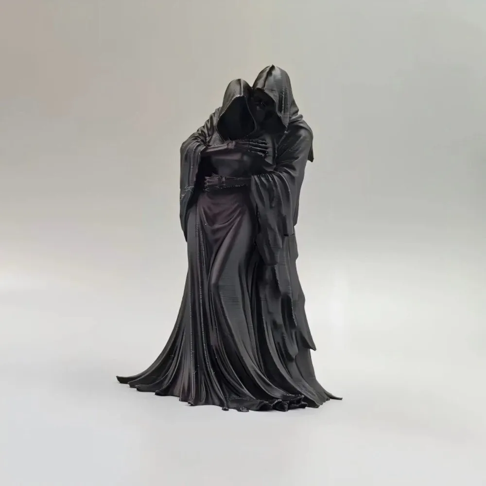 Exquisite Embracing Posture Gothic Decoration 3D Printed Retro Ghost Ornaments Dark Style Home Decor Crafts Gifts