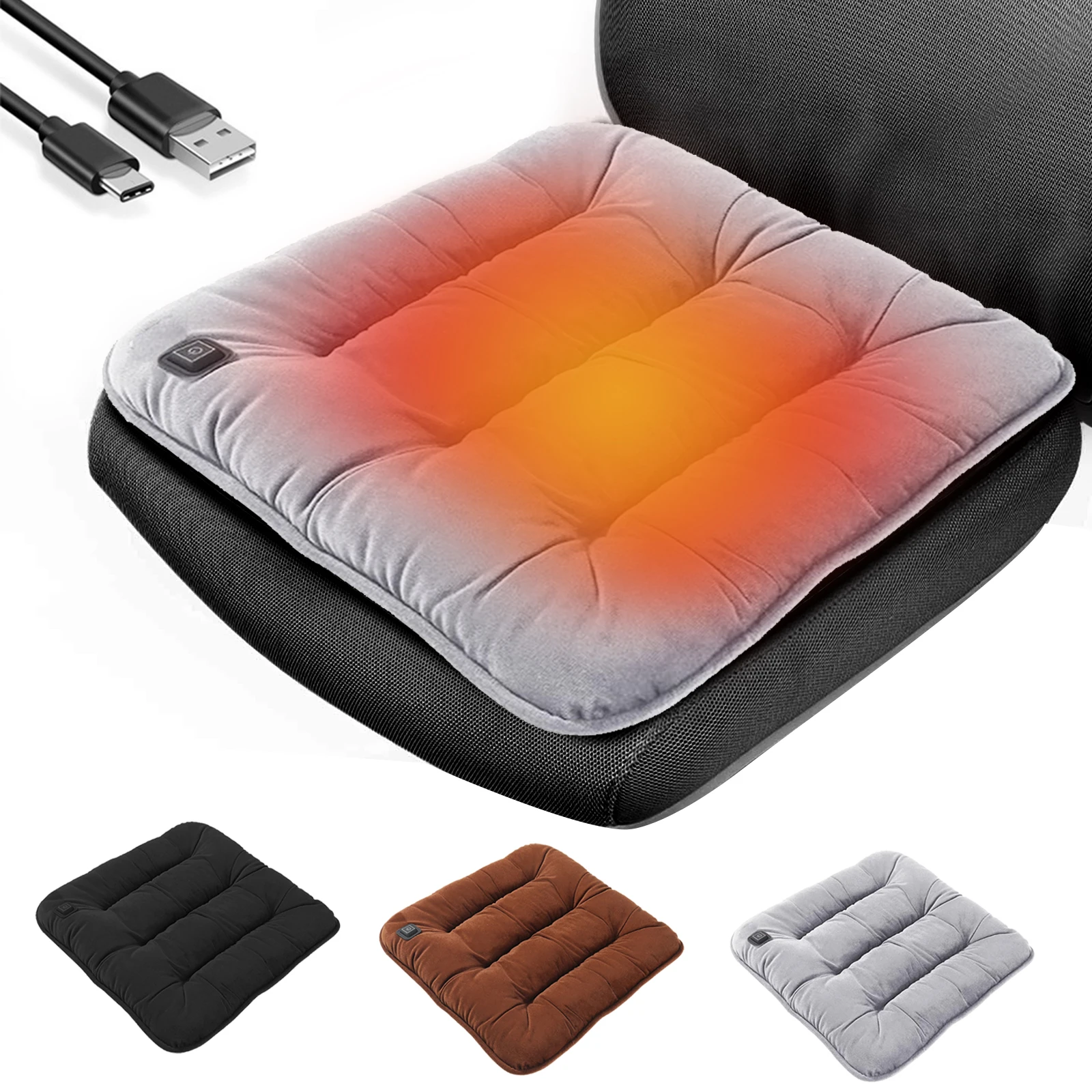 Car Heated Seats Winter Seat Heater Car Seat Heating Cushion Covers Car Electric Heated Seat Car Styling Winter Pad Cushions