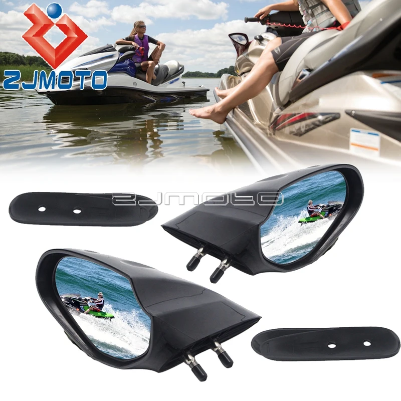 For Yamaha WaveRunners Jet Ski Motorboat Watercraft Rearview Mirrors Seadoo Sea Doo Left Right Mirror VX VXR VXS 1100 1800 1050