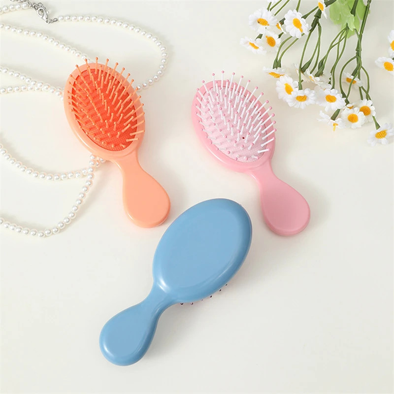 1/2pc Air Bag Hair Comb Mini Head Massager Anti Static Styling Accessories Wet And Dry Portable Children Girl Hair Brush Comb