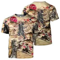 Camisetas de estilo callejero para hombre, camisa de manga corta con cuello redondo y estampado informal de gran tamaño, estilo Hip Hop, tendencia de moda de verano