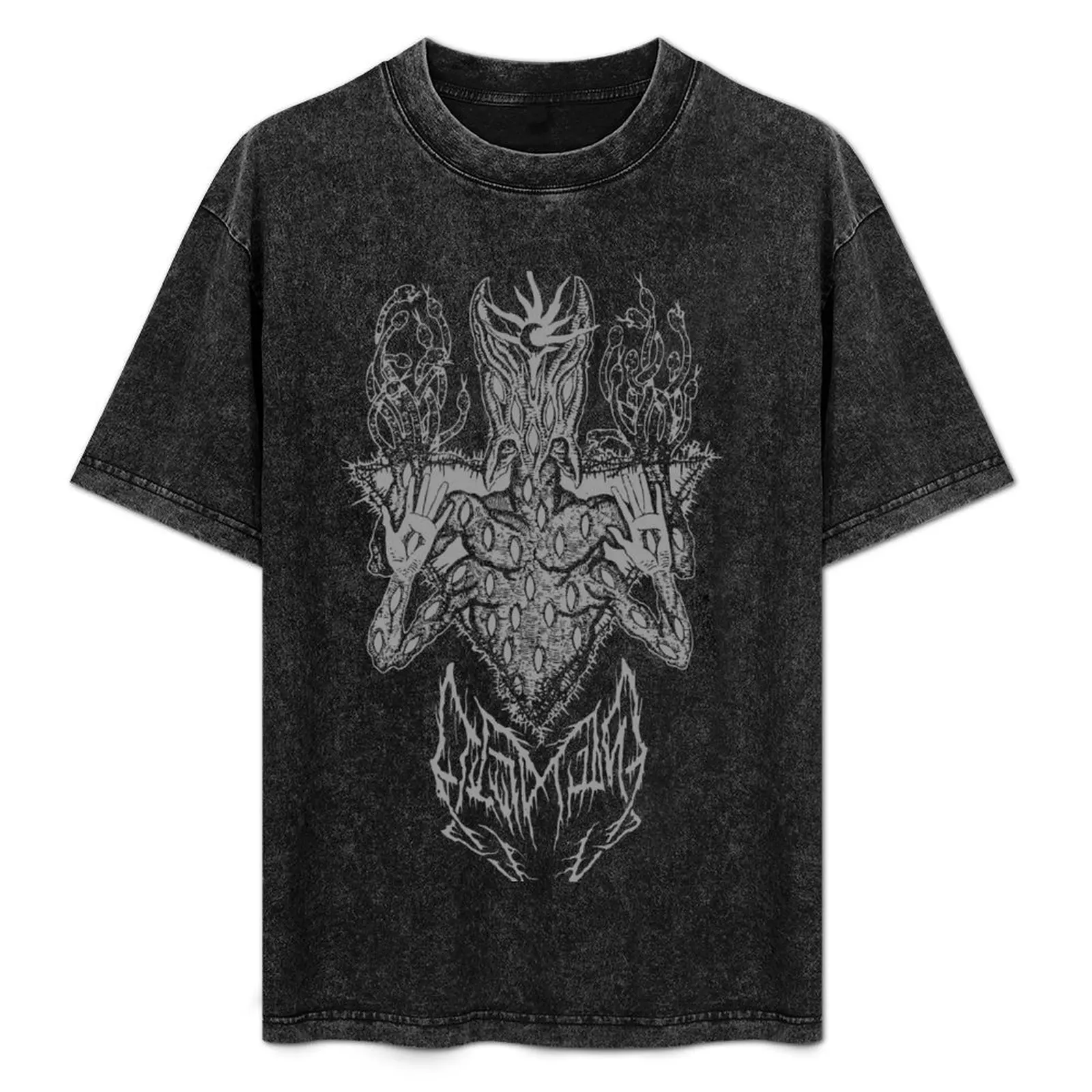 JEF WHITEHEAD - LEVIATHAN T-Shirt Basic Solid Color Short Sleeve Cotton Top