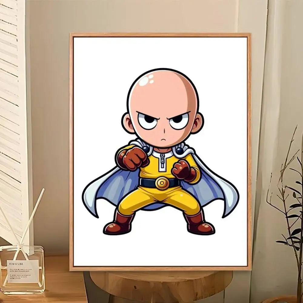One-Punch-Man Poster Perfect Space Sticker Self Adhesive for Office Home Theater Wall Art Decor Fancy Gift - view 5