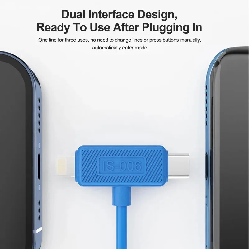 สายชาร์จสำหรับ iPhone 6S ถึง 15 - สายชาร์จไฟและสายถ่ายโอนข้อมูล พร้อมปลั๊กไฟฟ้าแบบซ่อมแซมอัตโนมัติ