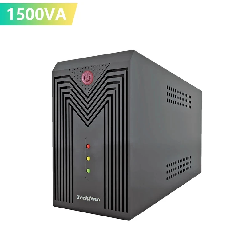 Offline UPS 1500VA 900W for Power Supply System and Battery Backup Rack UPS Pure Sine Wave Uninterruptible Power Supplier