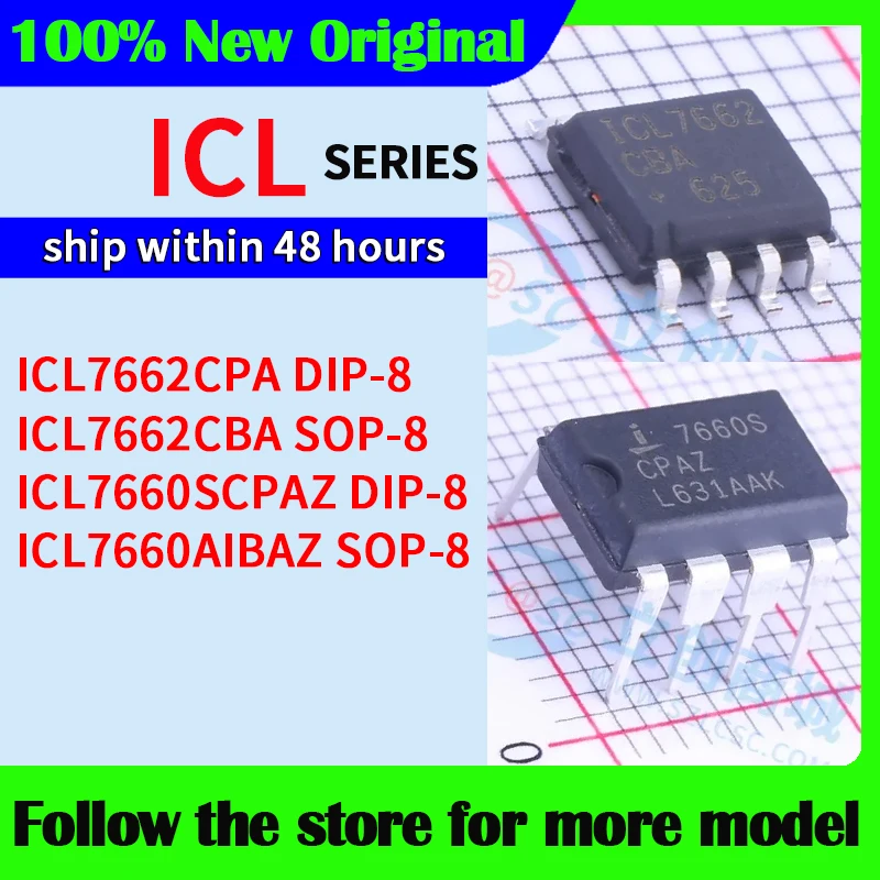 ICL7662CPA ICL7662CBA ICL7660SCPAZ ICL7660AIBAZ  High quality New