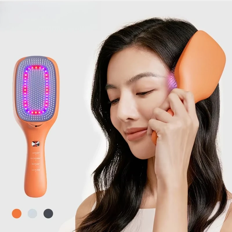 Oil Control Ion Light Therapy Hair Brush Scalp Health Care Hair Loss Prevention Comb
