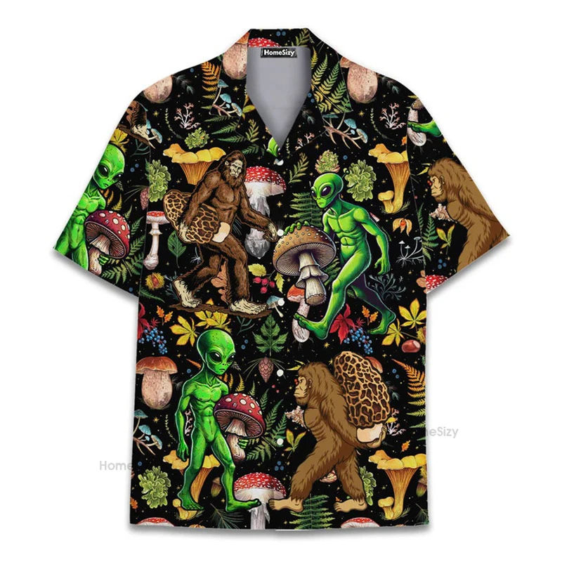 

Animal Cat Raccoon Hawaiian Mens Shirts 3D Print Dinosaur Pattern Shirt Button Lapel Short Sleeve Fashion Aloha Shirt Clothing