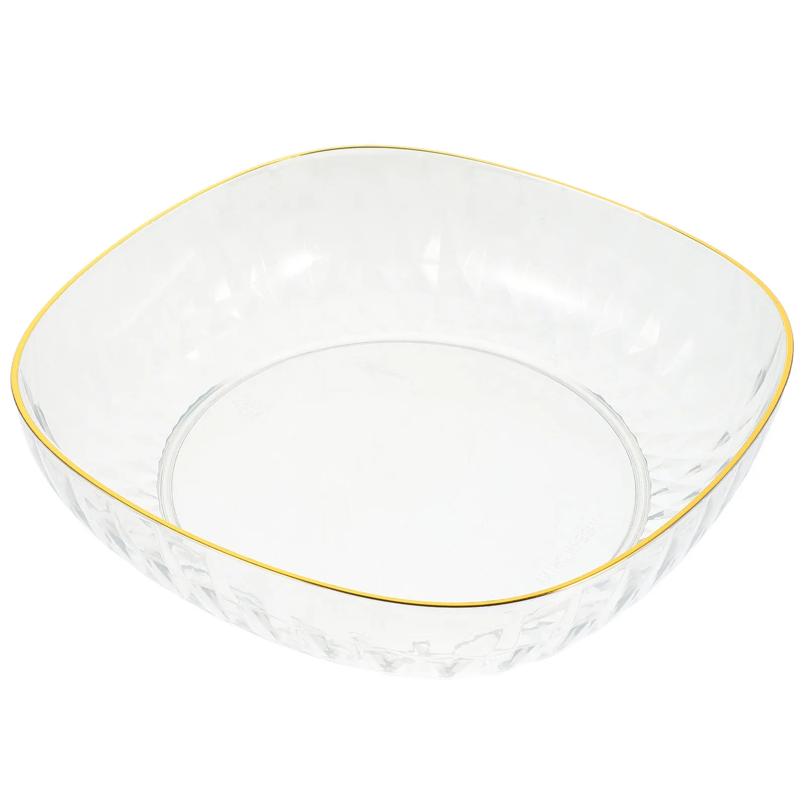 Reusable Fruit Salad Bowl Premium Pet Multipurpose Food Bowl for Household Party Celebration Kitchen Dining Serving Container