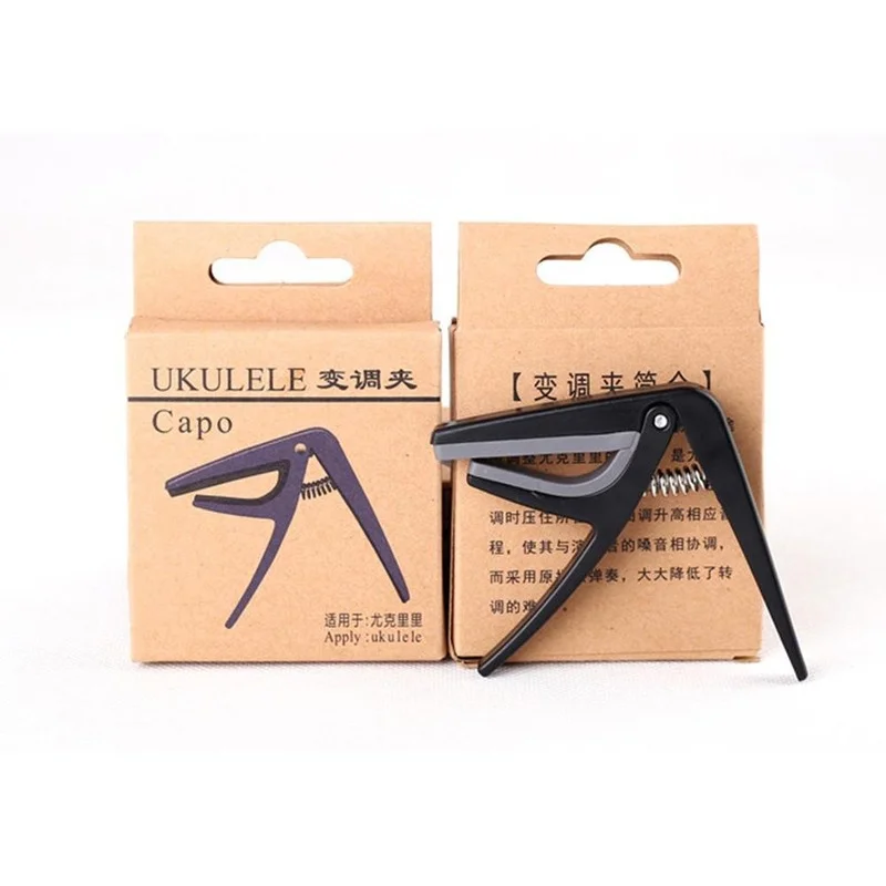 Profissional ukulele capo 4 cordas hawaii guitarra capos single-handed troca rápida peças de guitarra & acessórios