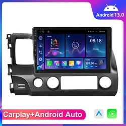 For Honda Civic 2005 2006 2007 2008 2009 2010 -2012 Car stereo Multimedia Player Carplay Auto GPS navigation 2DIN no DVD