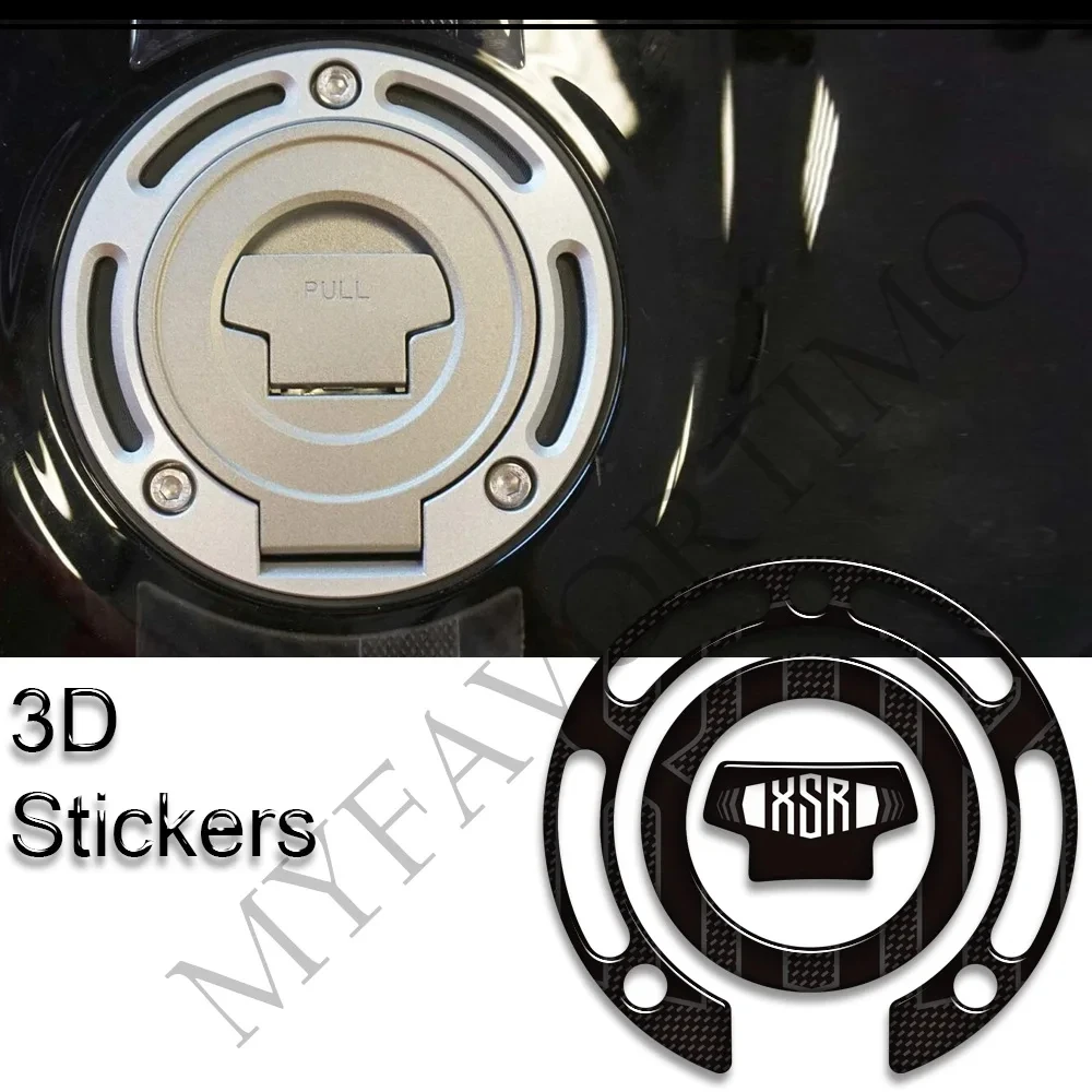 For Yamaha XSR900 XSR 900 3D Fuel Tank Pad Sticker Motorcycle Tank Protector Decals Waterproof moto Accessories 2016 - 2023