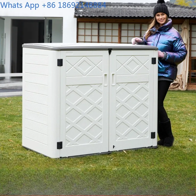

Sunproof and Rainproof Storage Cabinet Garden Storage Cabinet Outdoor Household Large Capacity Miscellaneous Storage Cabinet