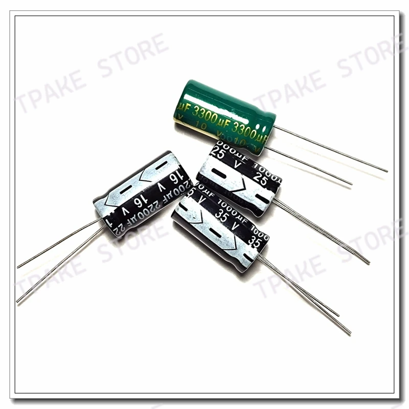20pcs/lot Electrolytic Capacitors 10V3300UF 6.3V16V25V35V50V100V250V/400V 6.8/15/22/33/47/68/1000/1500UF